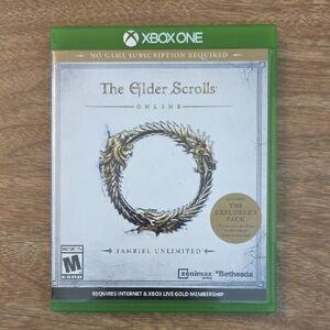 The Elder Scrolls Online Xbox One Tamriel Edition Massively Multiplayer Used